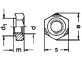 Гайки приварные шестигранные DIN929 (фото) (вид 2)