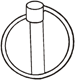 Быстросъемный шплинт (штифт) DIN 11023 с кольцом